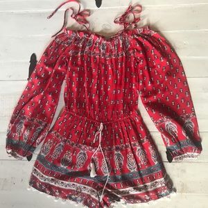 Off the Shoulder Romper